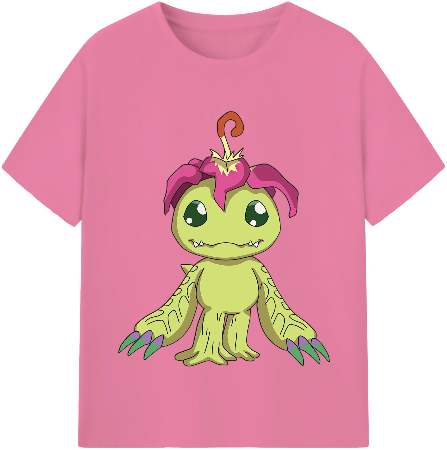 （画像用） Digimon デジタルモンスター/デジモン 綿100％半袖Tシャツ（フロントプリント）